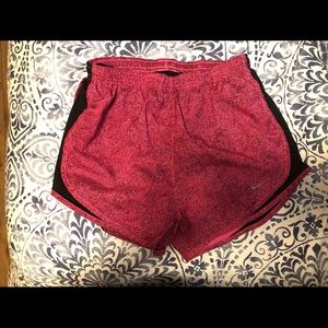 Small pink Nike shorts